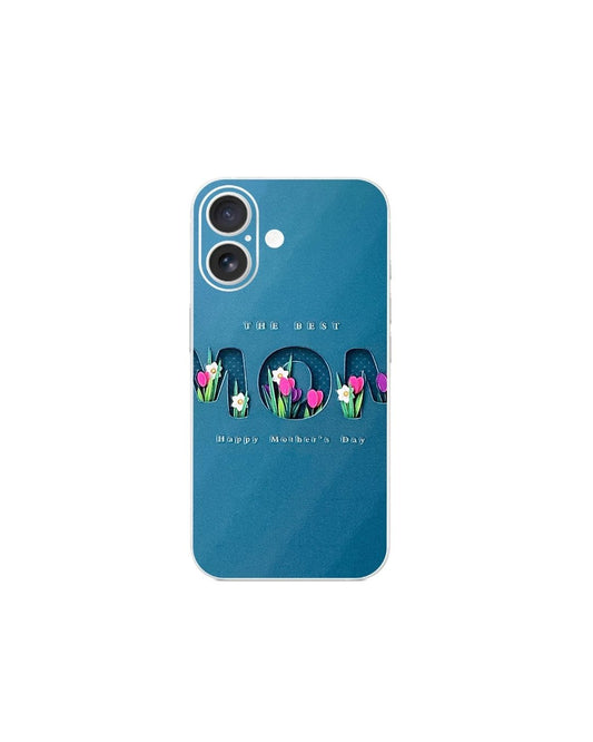 Handyfolie Rückseite für iPhone – Mom & Queen Schriftzug | 2 Designs