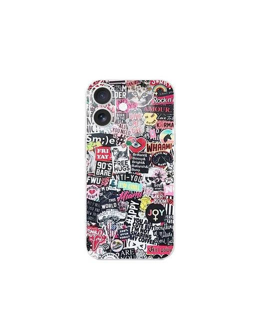 Handyfolie Rückseite für iPhone – Retro Pop Art Motive | 4 Designs