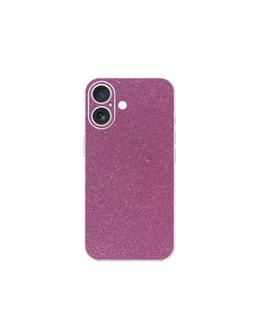 Glitzer Handyfolie für iPhone – Altrosa, Schwarz, Türkis & Silber