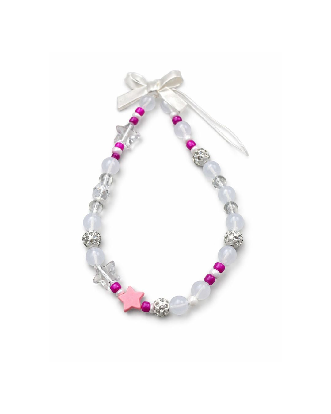 Handykette „Frosty Star Pink Edition“ funkelnd & mit Sweet-Glow