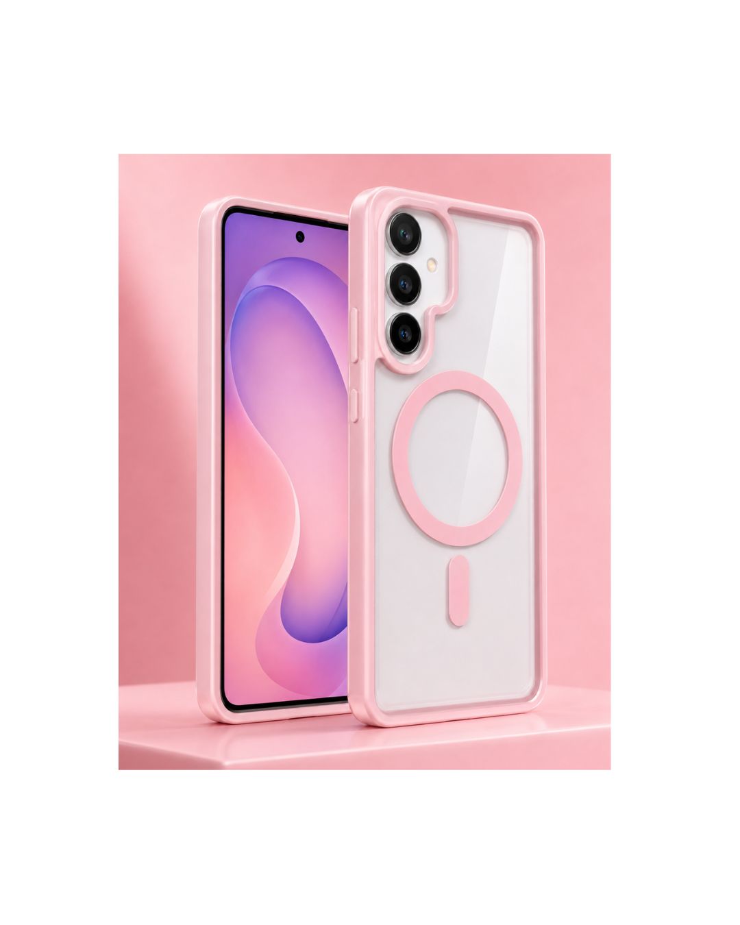 MagSafe Magnetische Hülle Rosa für Samsung Galaxy