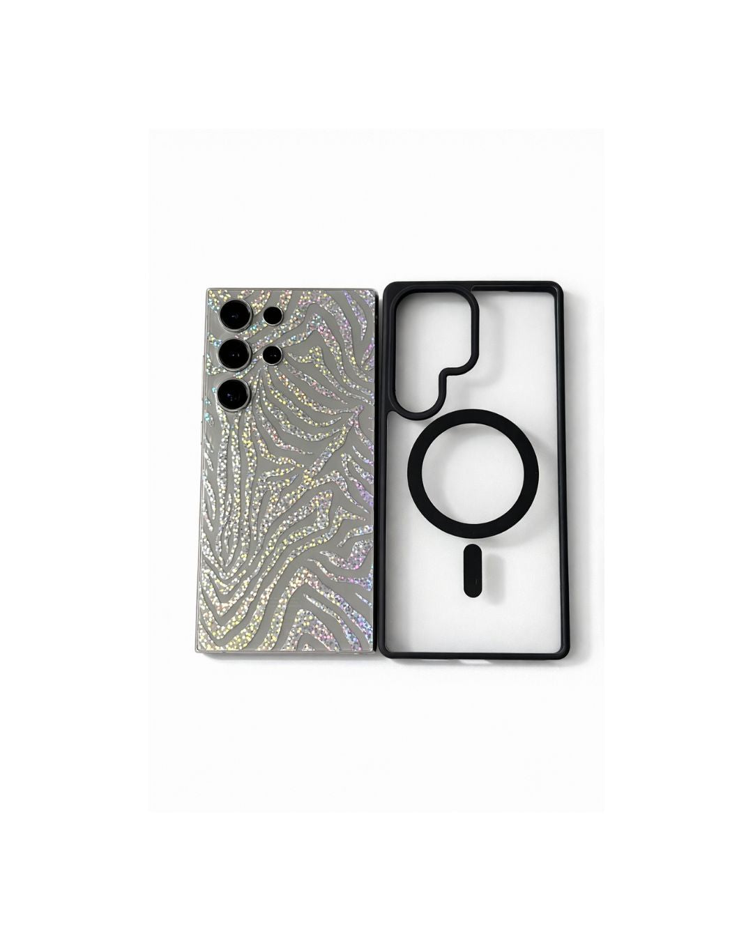 Zebra Special  Hülle + Folie im Set – stylisch kombiniert & günstiger als einzeln für Samsung