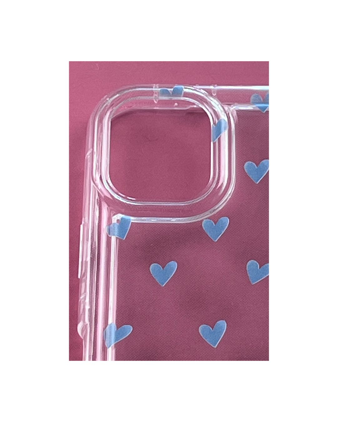 Clear Case  Blue Hearts Edition