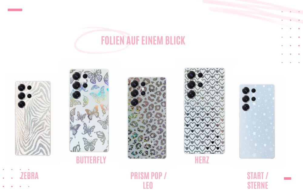 Valentine Special  Hülle + Folie im Set – stylisch kombiniert & günstiger als einzeln für Samsung