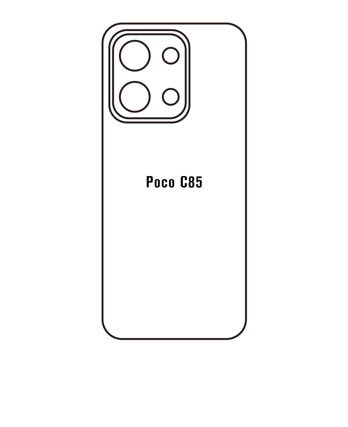 Handyfolie für die Rückseite Xiaomi Soft Star