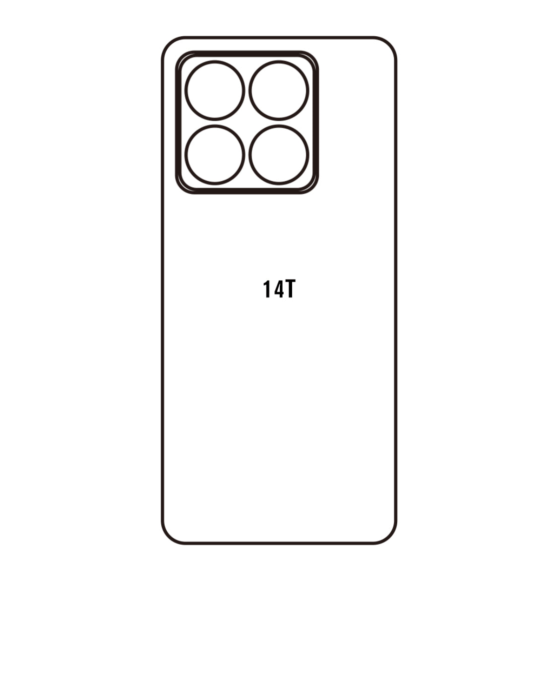 Handyfolie für die Rückseite Xiaomi Soft Star