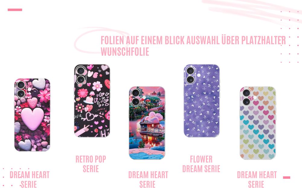 Valentine Special  Hülle + Folie im Set – stylisch kombiniert & günstiger als einzeln