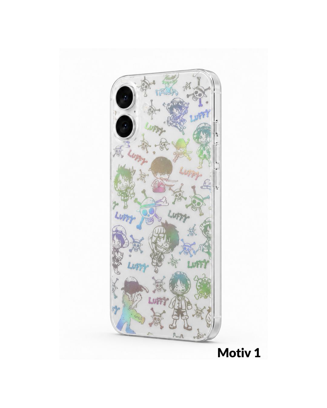 Holografische Handyfolie für iPhone | Hunde, Herzen & Kritzeleien | 5 Designs