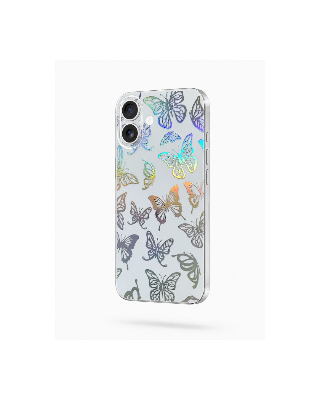 Holografische iPhone Handyfolie mit holografischen Schmetterlingen 