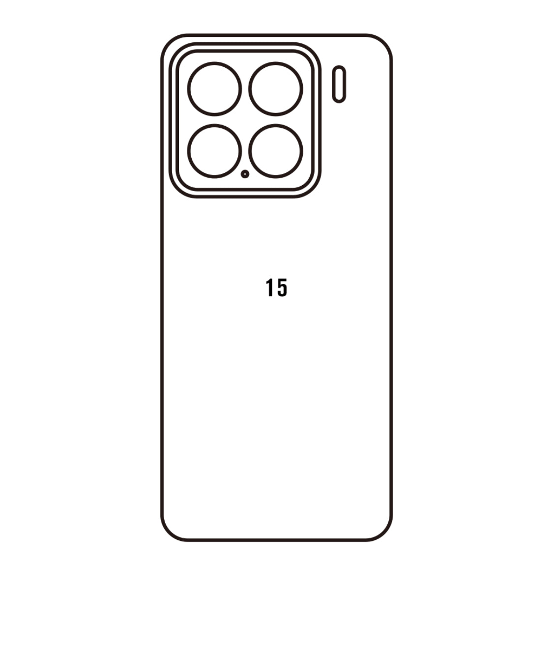 Handyfolie für die Rückseite Xiaomi Soft Star