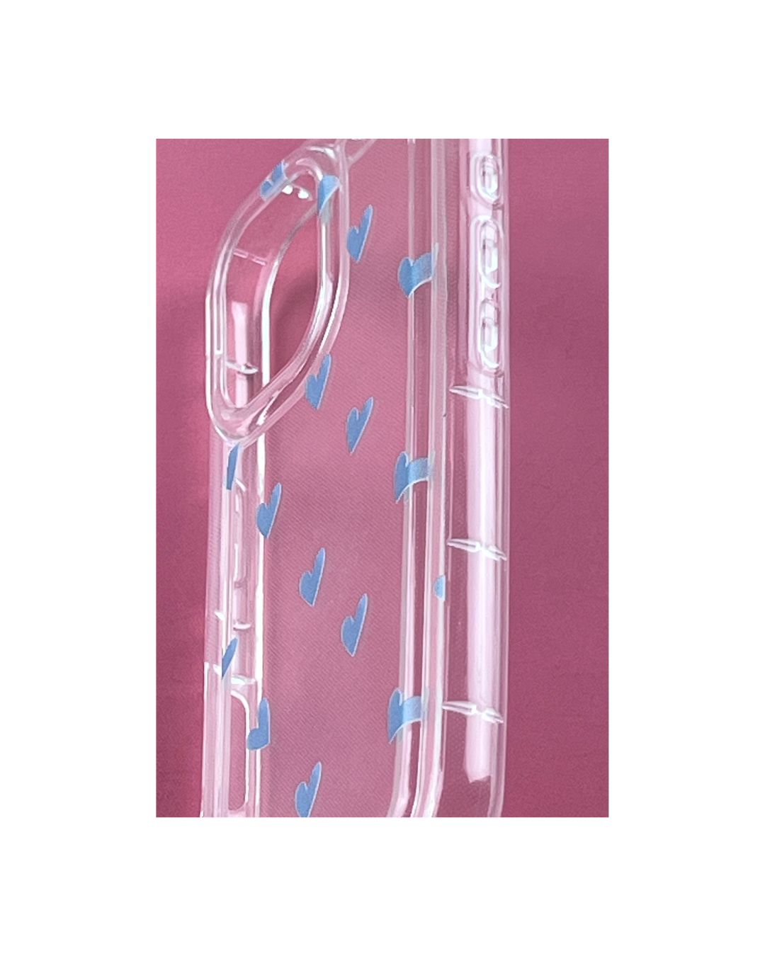 Clear Case  Blue Hearts Edition