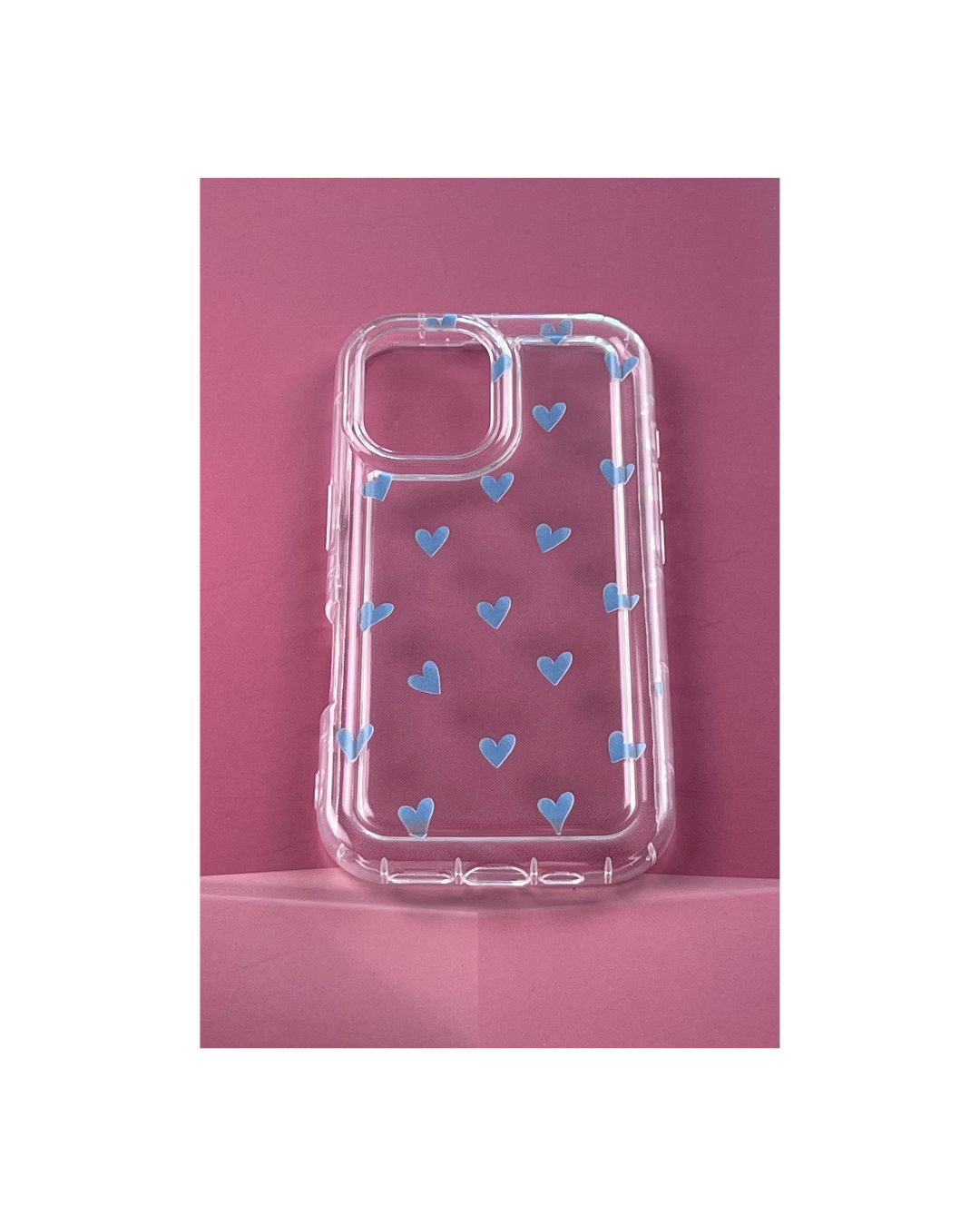 Clear Case  Blue Hearts Edition