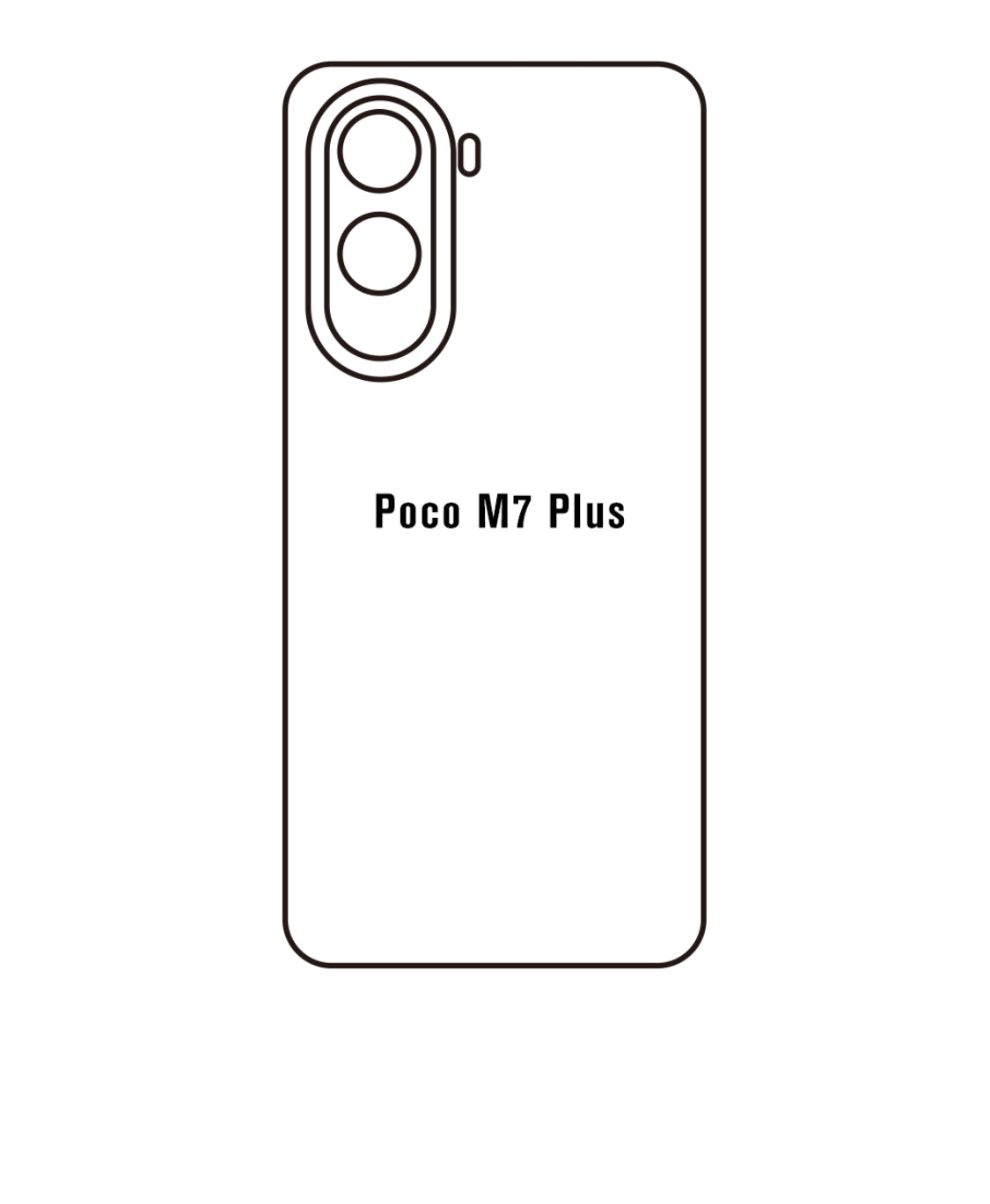 Handyfolie für die Rückseite Xiaomi Soft Star