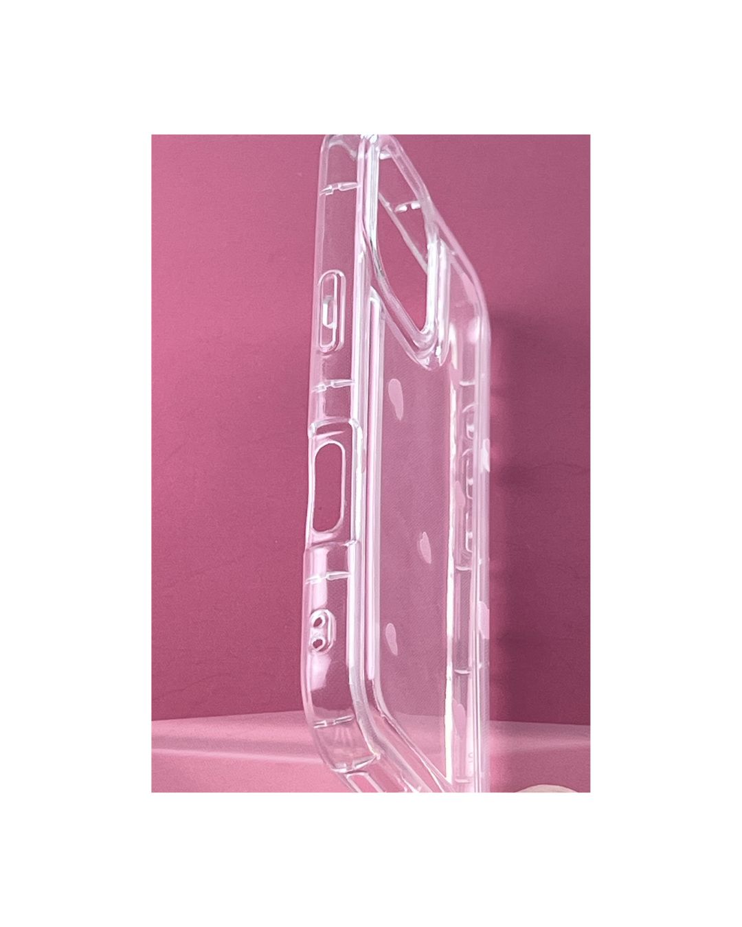 Clear Case Pink Hearts Edition