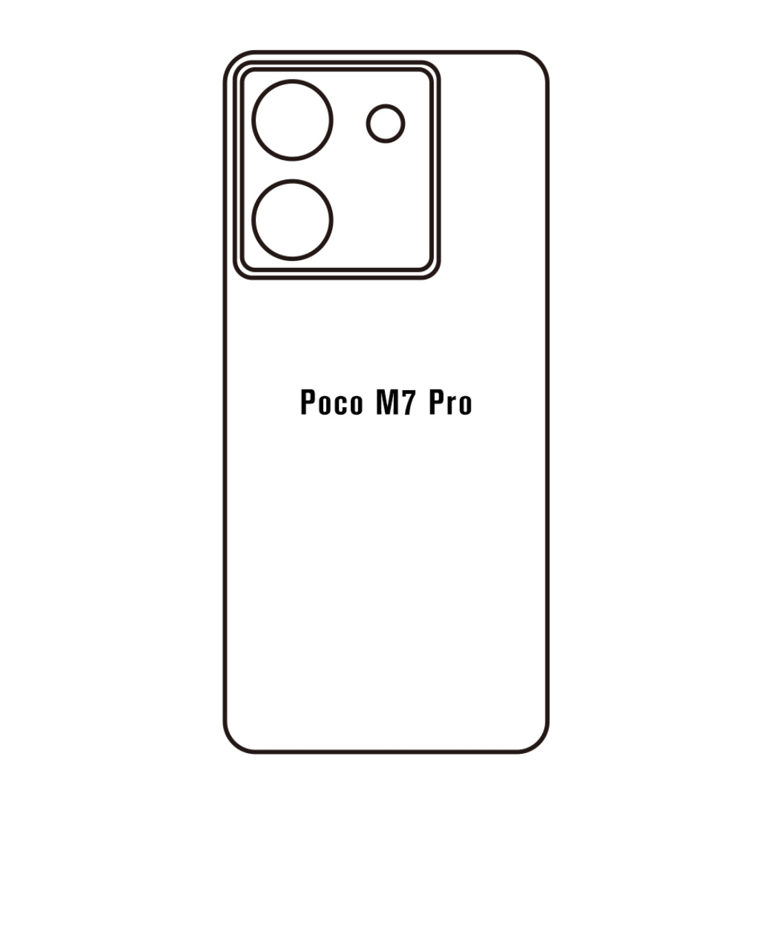 Handyfolie für die Rückseite Xiaomi Soft Star