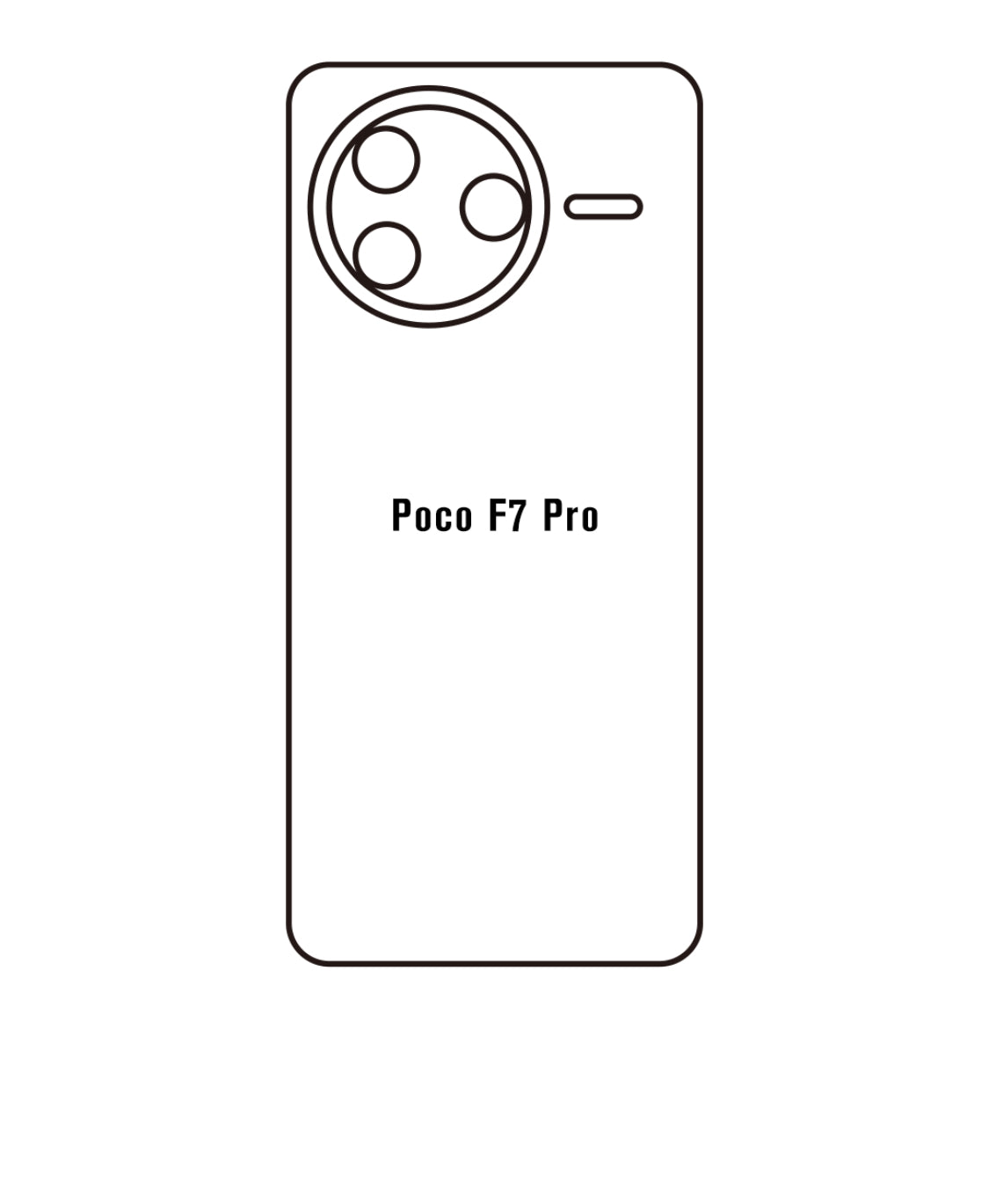 Handyfolie für die Rückseite Xiaomi Soft Star
