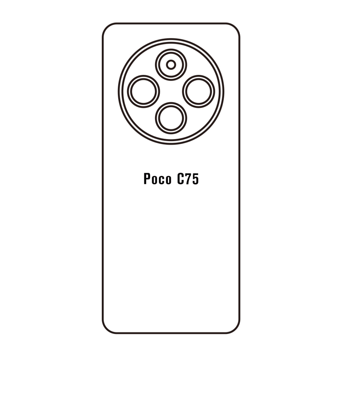 Handyfolie für die Rückseite Xiaomi Soft Star