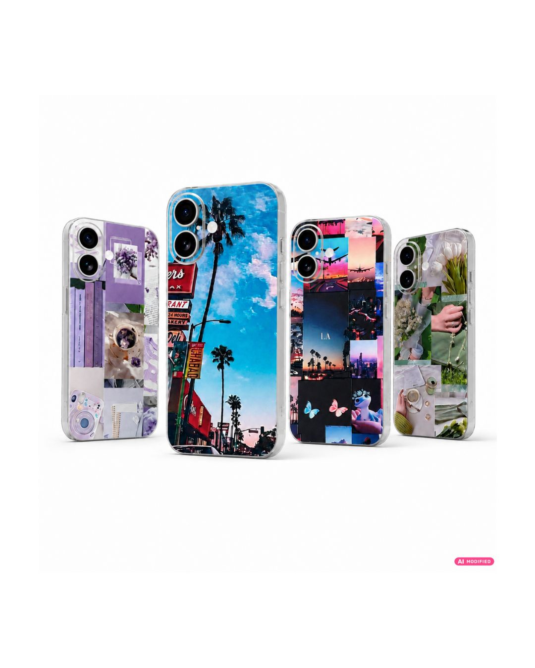 Handyfolie Rückseite für iPhone – LA & Palmen Motive | 4 Designs