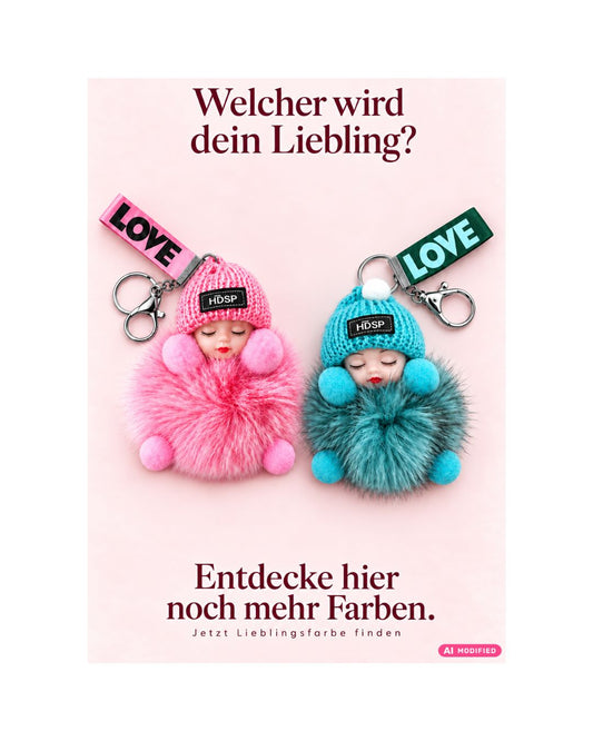 Cozy Pom Baby – Dein flauschiger Glücksbringer in vielen Farben